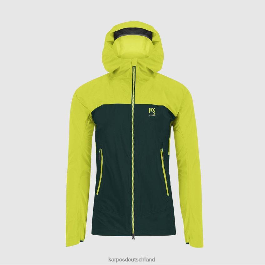 Jacke| de Karpos Männer Valsesia-Shelljacke Wald/Kiwi-Colada ZV820Z8