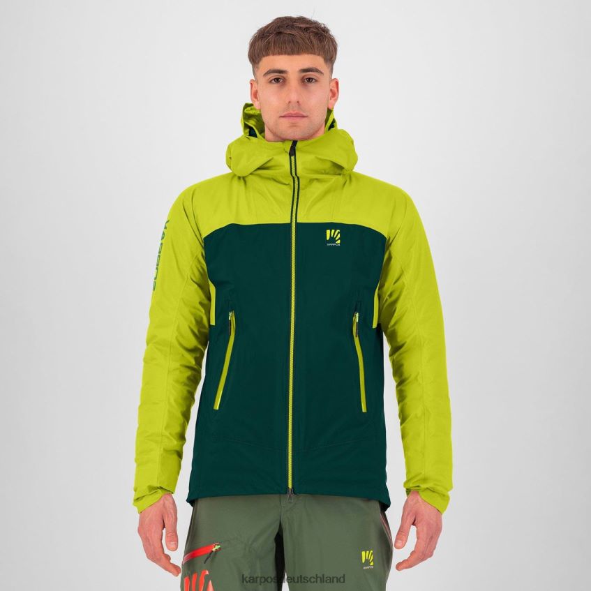Jacke| de Karpos Männer Valsesia-Shelljacke Wald/Kiwi-Colada ZV820Z8
