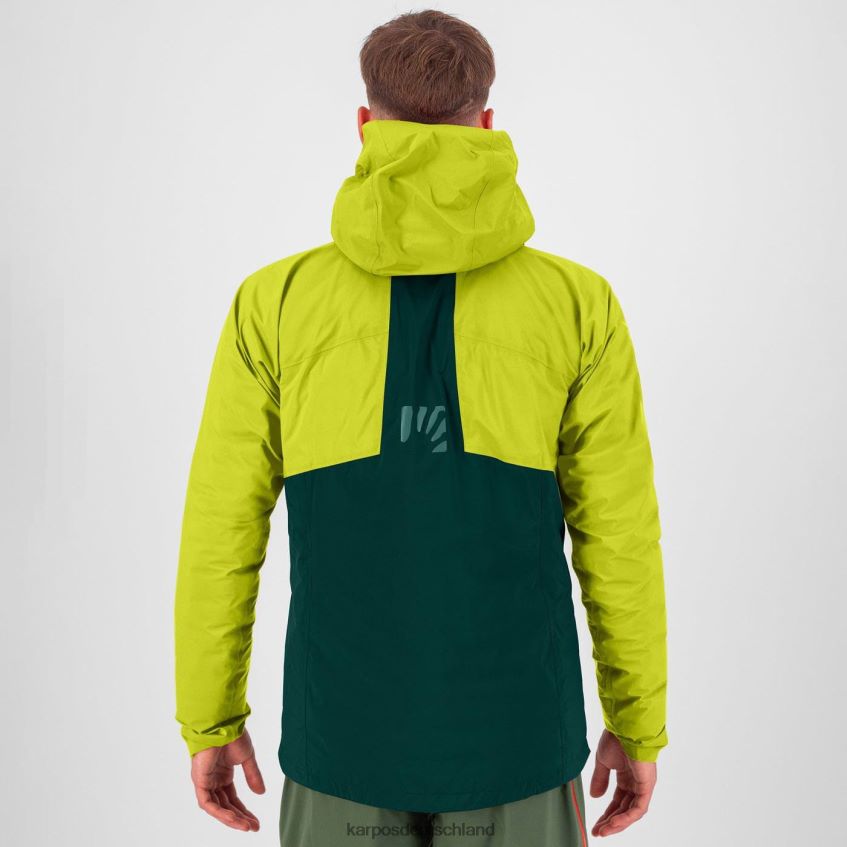 Jacke| de Karpos Männer Valsesia-Shelljacke Wald/Kiwi-Colada ZV820Z8