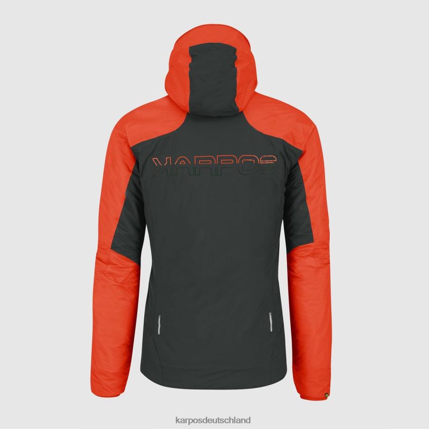 Jacke| de Karpos Männer Vinson Evo Jacke schwarzer Sand/würziges Orange ZV820Z19