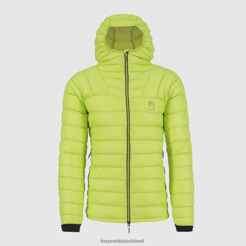 Jacke| de Karpos Männer höchste Daunen-Hoodie-Jacke Kiwi-Colada ZV820Z4
