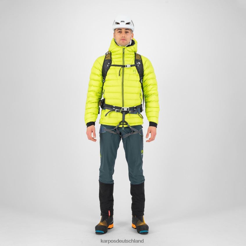 Jacke| de Karpos Männer höchste Daunen-Hoodie-Jacke Kiwi-Colada ZV820Z4