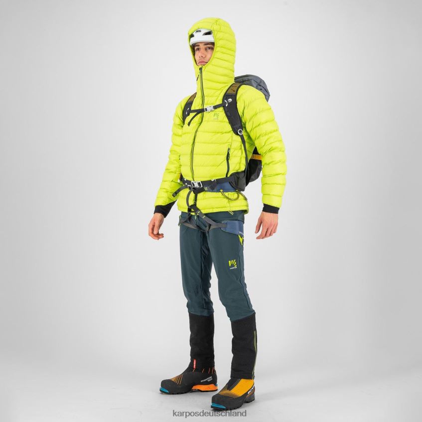 Jacke| de Karpos Männer höchste Daunen-Hoodie-Jacke Kiwi-Colada ZV820Z4