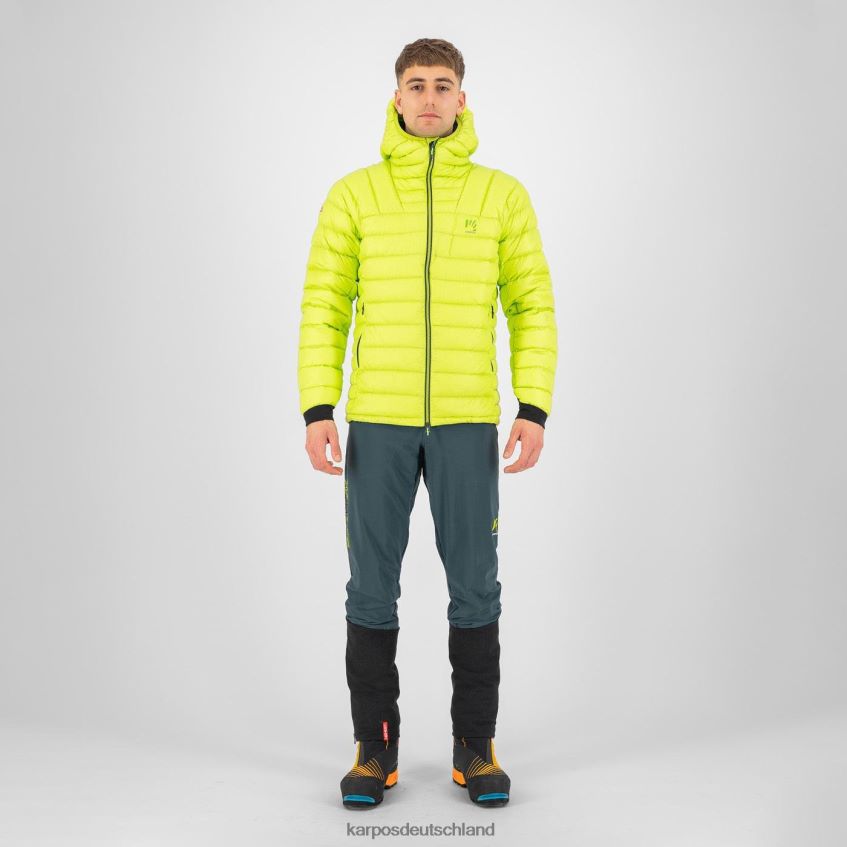Jacke| de Karpos Männer höchste Daunen-Hoodie-Jacke Kiwi-Colada ZV820Z4