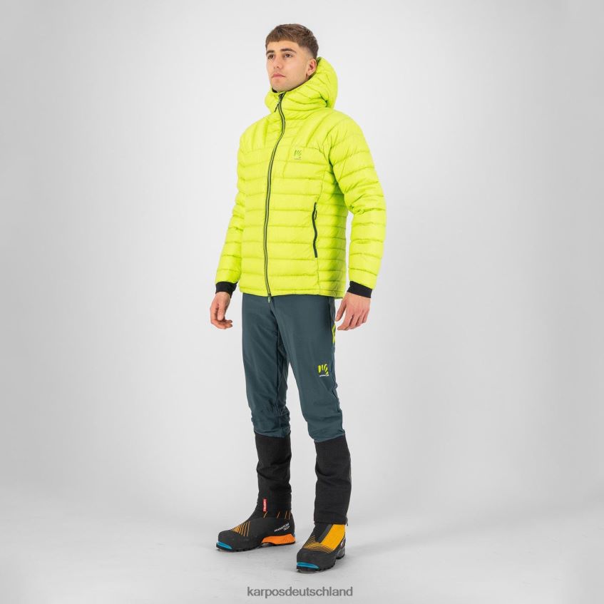 Jacke| de Karpos Männer höchste Daunen-Hoodie-Jacke Kiwi-Colada ZV820Z4