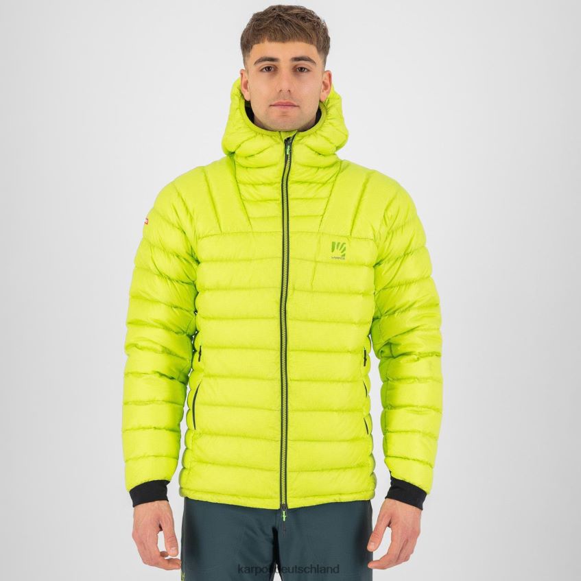 Jacke| de Karpos Männer höchste Daunen-Hoodie-Jacke Kiwi-Colada ZV820Z4