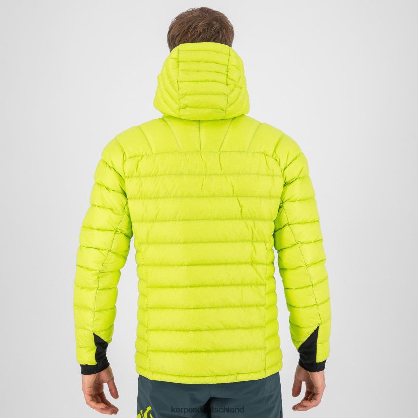 Jacke| de Karpos Männer höchste Daunen-Hoodie-Jacke Kiwi-Colada ZV820Z4