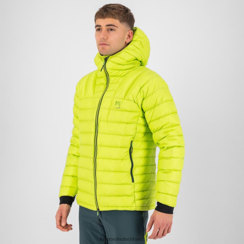 Jacke| de Karpos Männer höchste Daunen-Hoodie-Jacke Kiwi-Colada ZV820Z4