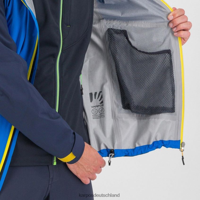 Jacke| de Karpos Männer temporale Jacke Indigo-Buntung/Weltraum ZV820Z98