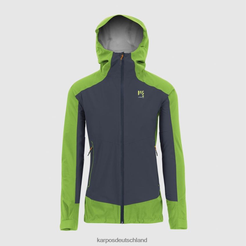 Jacke| de Karpos Männer temporale Jacke Ombreblau/Jasmingrün ZV820Z95