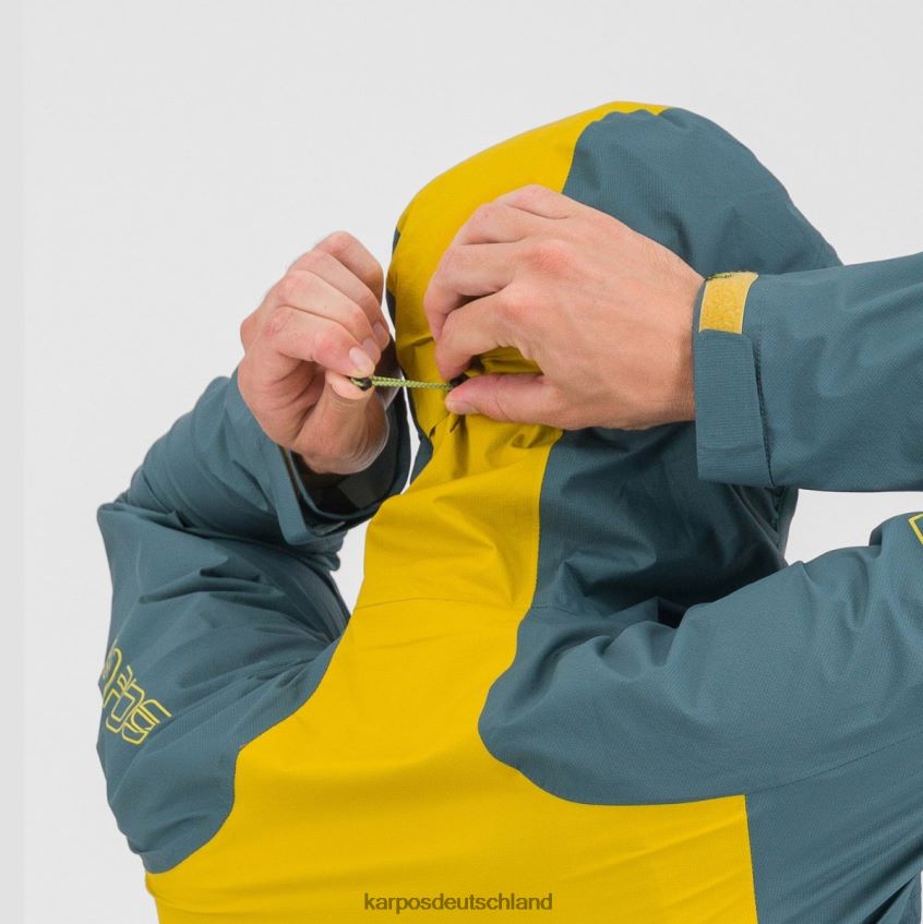 Jacke| de Karpos Männer viel Regenjacke Nordatlantik/Zitronen-Curry ZV820Z101