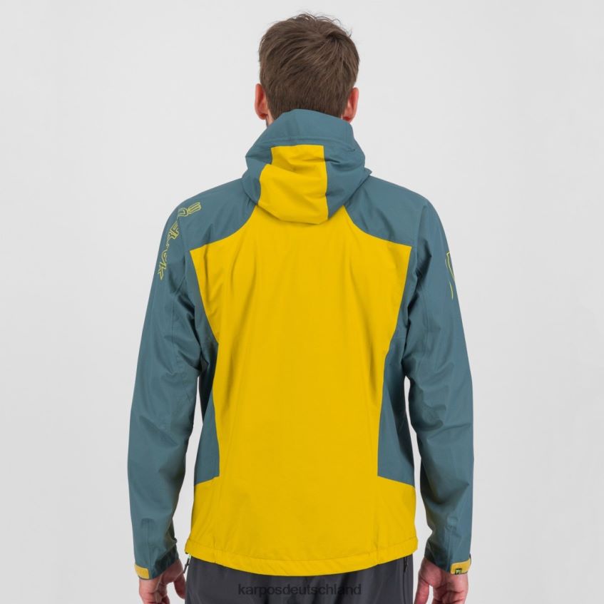 Jacke| de Karpos Männer viel Regenjacke Nordatlantik/Zitronen-Curry ZV820Z101