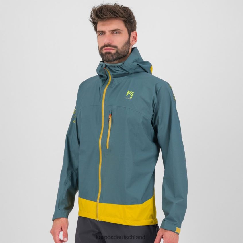 Jacke| de Karpos Männer viel Regenjacke Nordatlantik/Zitronen-Curry ZV820Z101