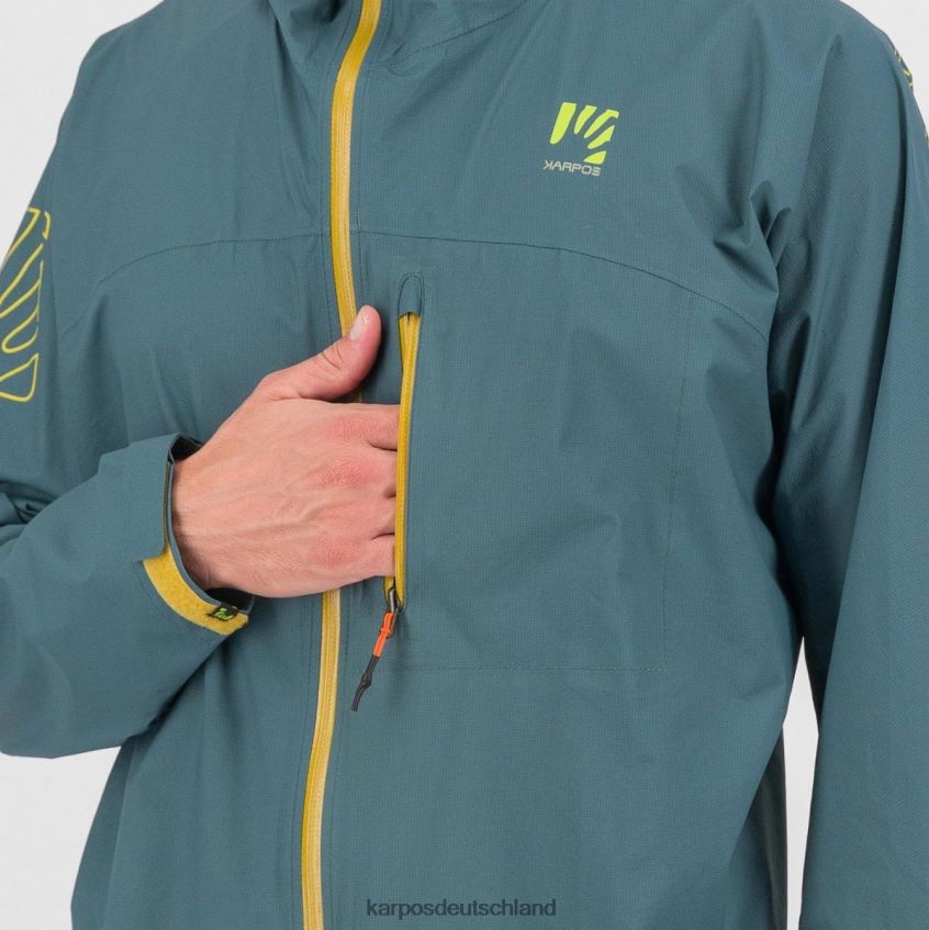 Jacke| de Karpos Männer viel Regenjacke Nordatlantik/Zitronen-Curry ZV820Z101