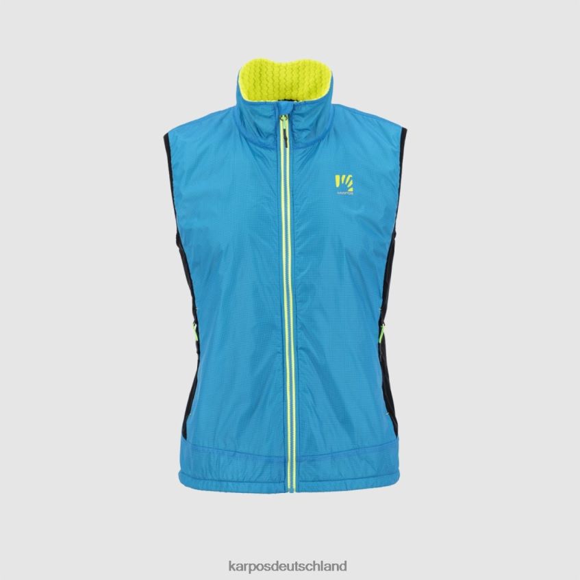 Weste| de Karpos Männer Federa-Weste blaues Juwel/Schwarz ZV820Z125