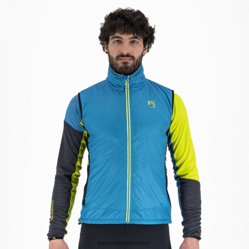 Weste| de Karpos Männer Federa-Weste blaues Juwel/Schwarz ZV820Z125