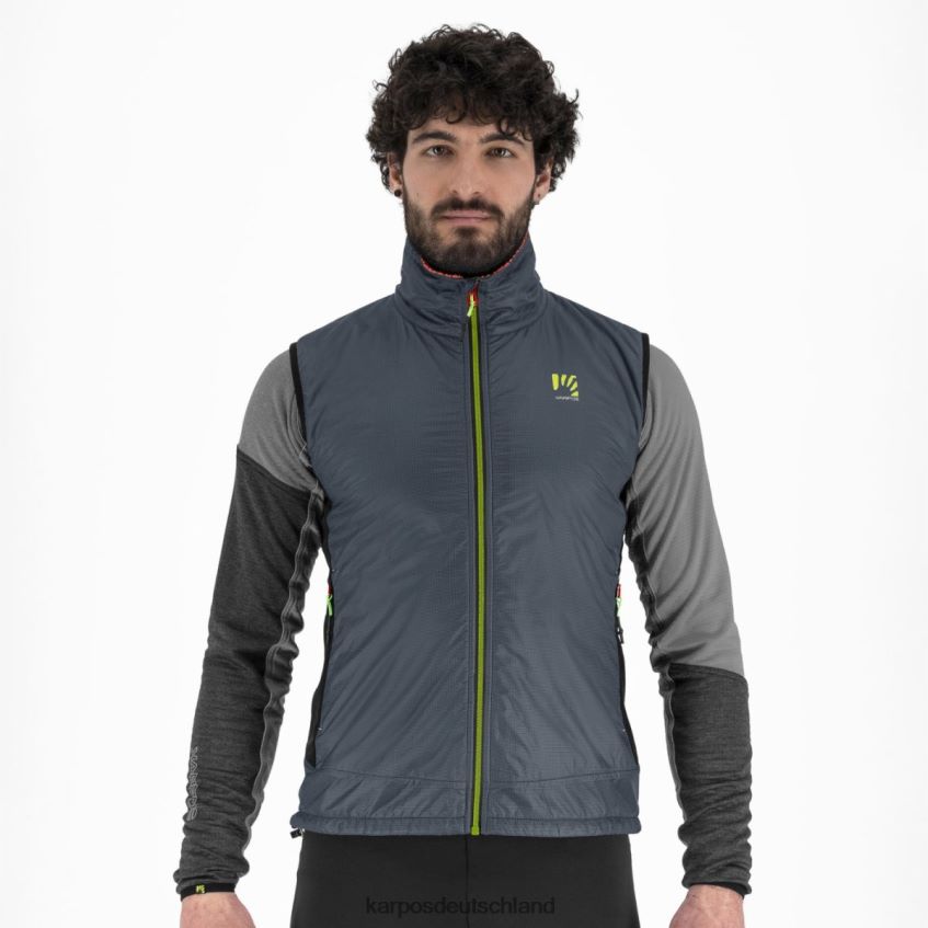 Weste| de Karpos Männer Federa-Weste dunkler Schiefer/schwarz ZV820Z124