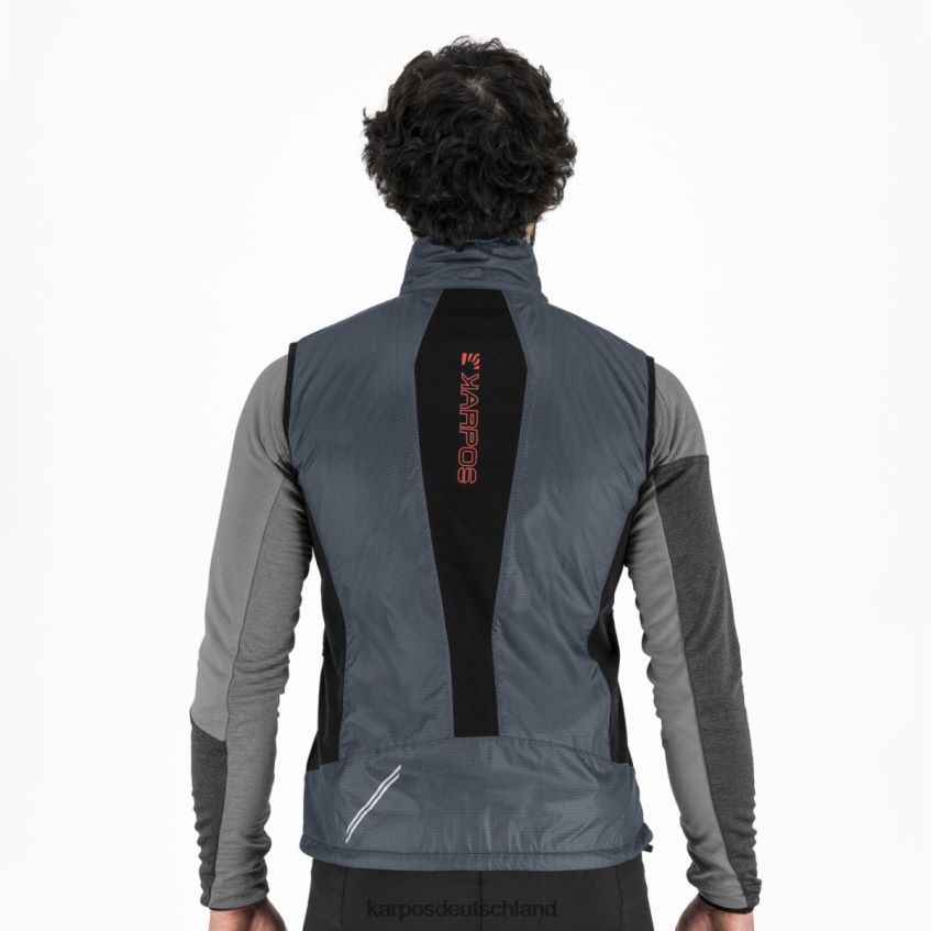 Weste| de Karpos Männer Federa-Weste dunkler Schiefer/schwarz ZV820Z124