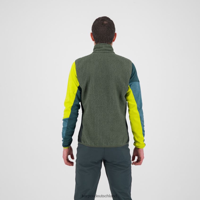 Weste| de Karpos Männer Rocchetta-Weste Thymian/schwarzer Sand ZV820Z164
