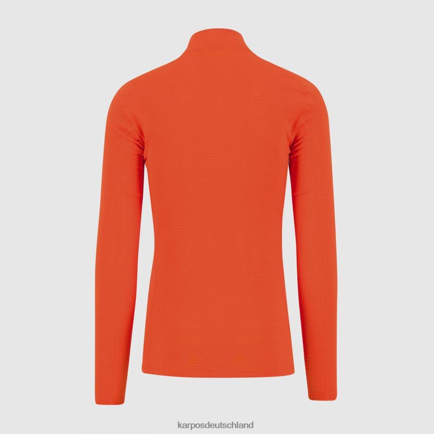 Kapuzenpullover| de Karpos Männer Croda Light Halbreißverschluss würzige Orange ZV820Z280