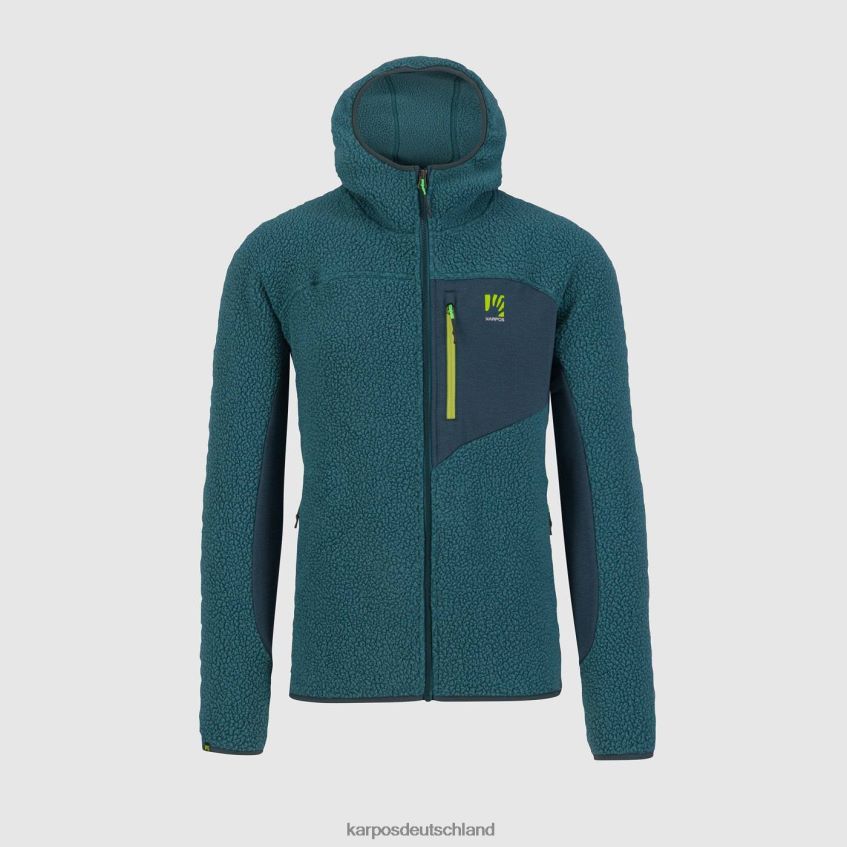 Kapuzenpullover| de Karpos Männer Kapuzenpullover aus 80er-Jahre-Fleece Balsam/Wald ZV820Z169