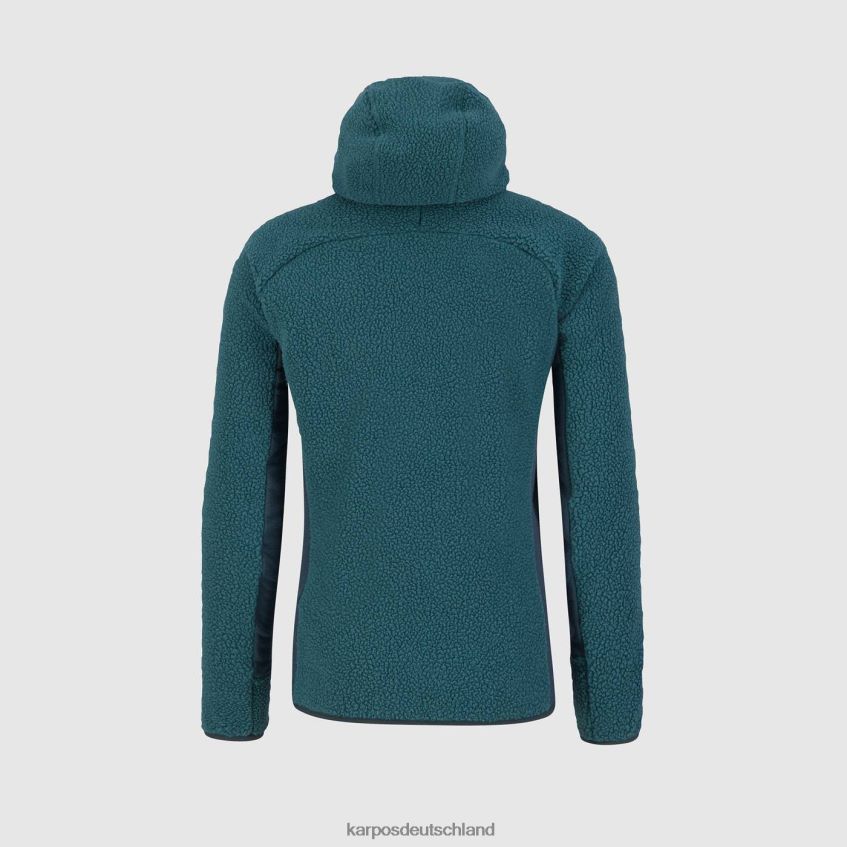 Kapuzenpullover| de Karpos Männer Kapuzenpullover aus 80er-Jahre-Fleece Balsam/Wald ZV820Z169