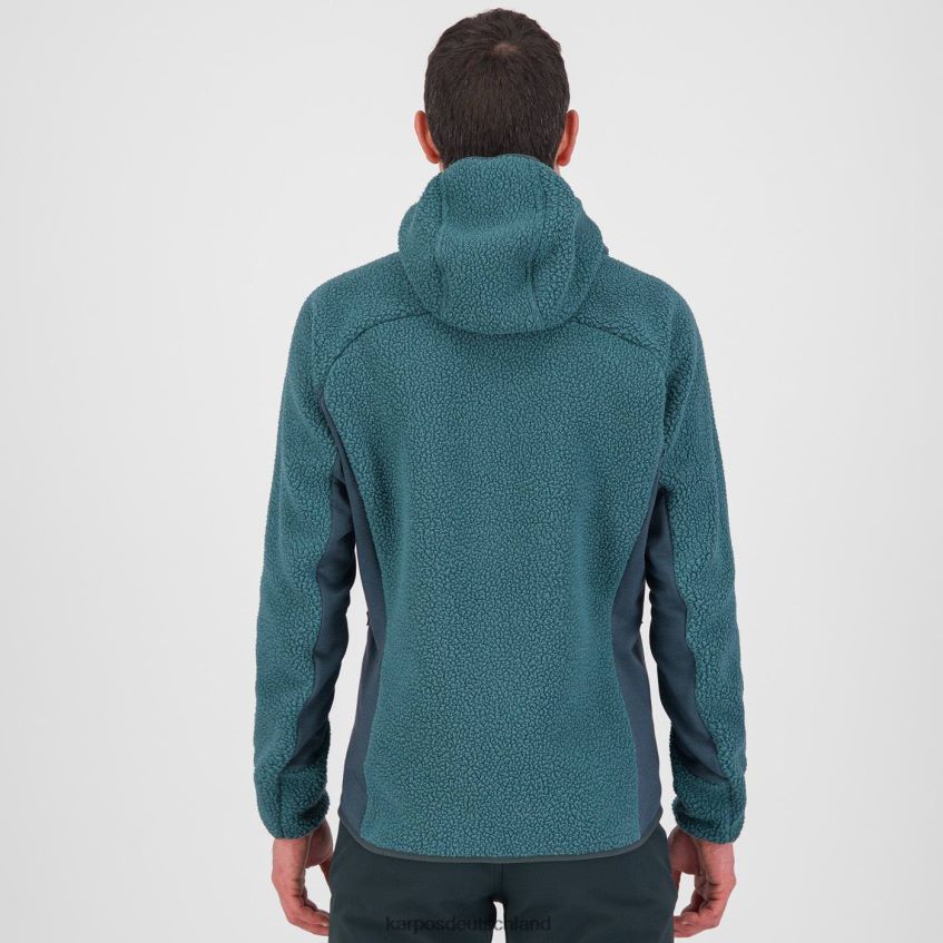 Kapuzenpullover| de Karpos Männer Kapuzenpullover aus 80er-Jahre-Fleece Balsam/Wald ZV820Z169