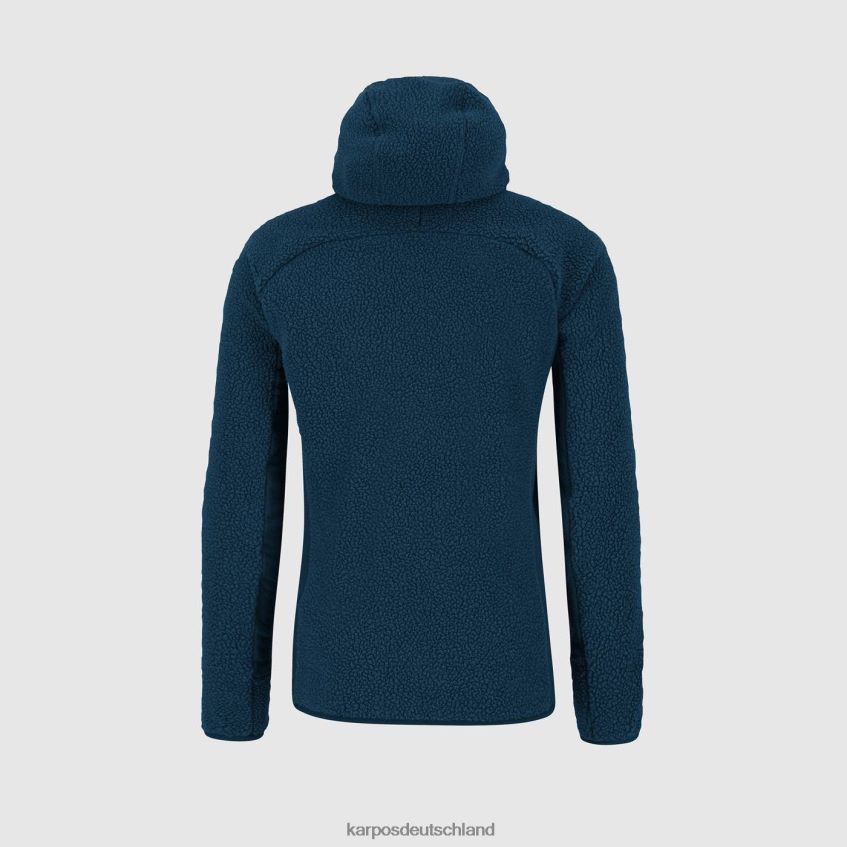 Kapuzenpullover| de Karpos Männer Kapuzenpullover aus 80er-Jahre-Fleece Mitternacht ZV820Z171