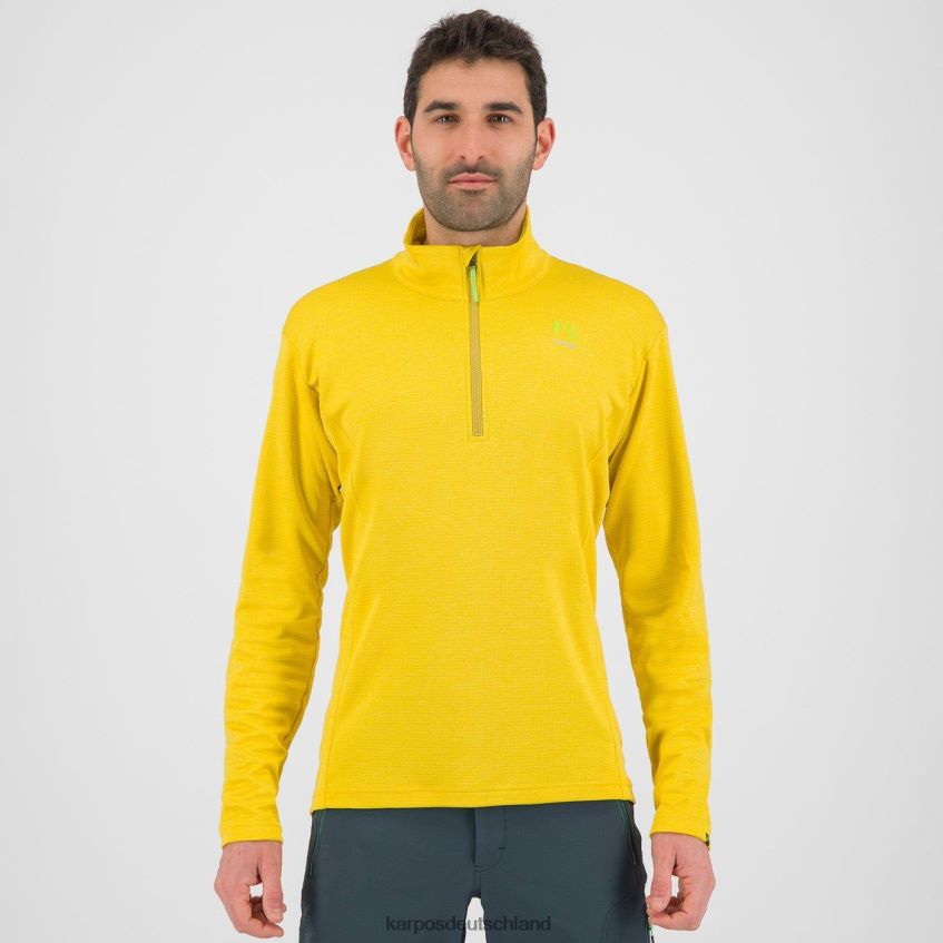 Kapuzenpullover| de Karpos Männer Pizzocco halber Reißverschluss Schwefel ZV820Z294