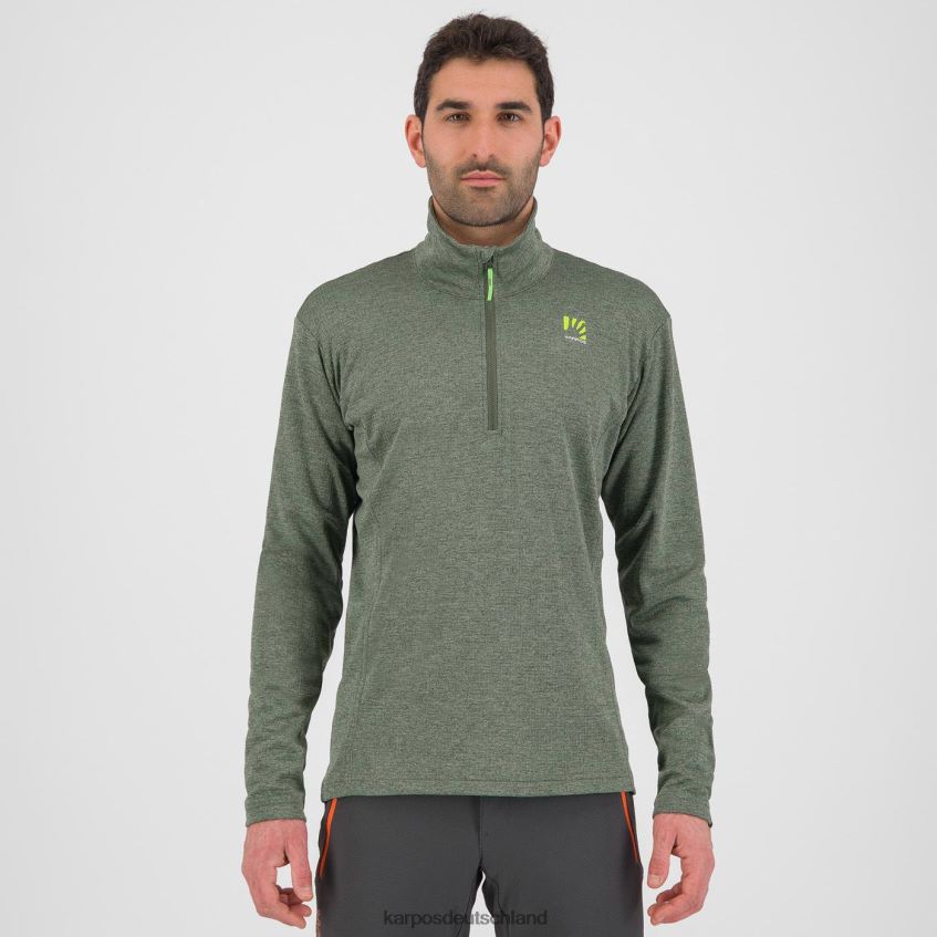 Kapuzenpullover| de Karpos Männer Pizzocco halber Reißverschluss Thymian ZV820Z291