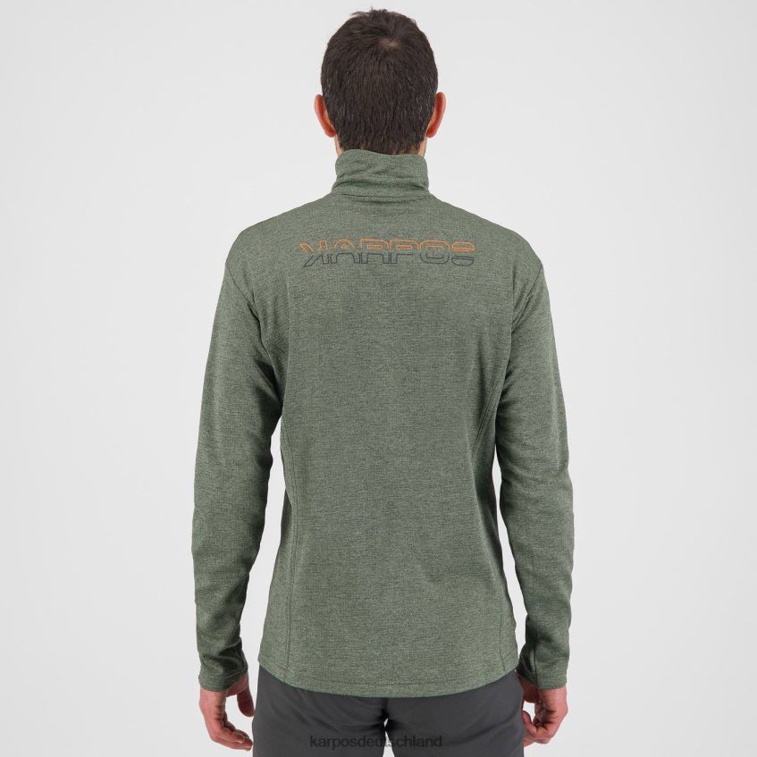 Kapuzenpullover| de Karpos Männer Pizzocco halber Reißverschluss Thymian ZV820Z291