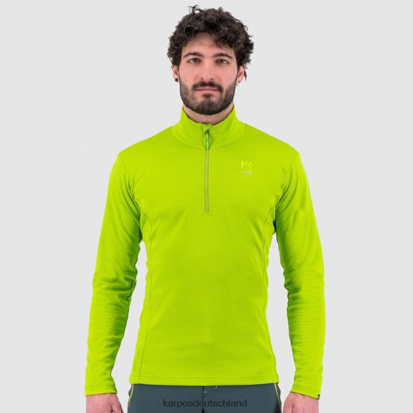 Kapuzenpullover| de Karpos Männer Pizzocco halber Reißverschluss lindgrün ZV820Z283