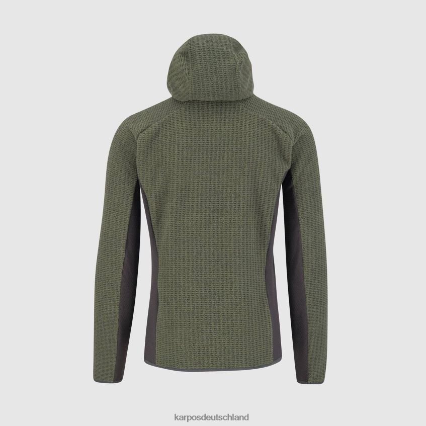 Kapuzenpullover| de Karpos Männer Rocchetta-Kapuzenpullover aus Fleece Thymian ZV820Z229