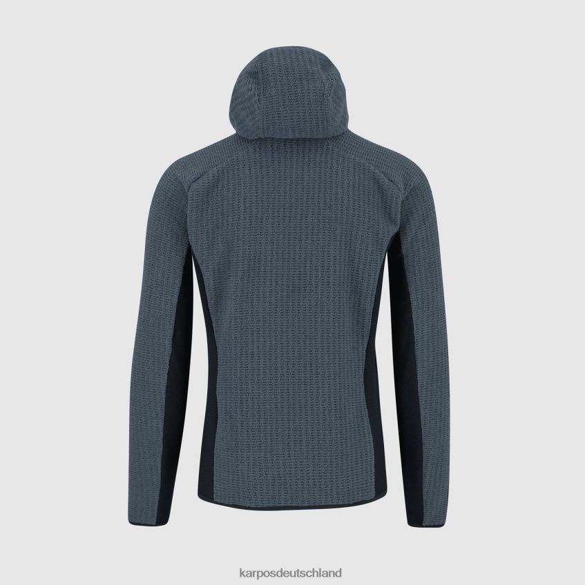 Kapuzenpullover| de Karpos Männer Rocchetta-Kapuzenpullover aus Fleece dunkler Schiefer/schwarz ZV820Z231
