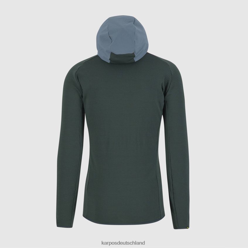 Kapuzenpullover| de Karpos Männer höchstes Hoodie-Fleece Wald/Nordatlantik ZV820Z167