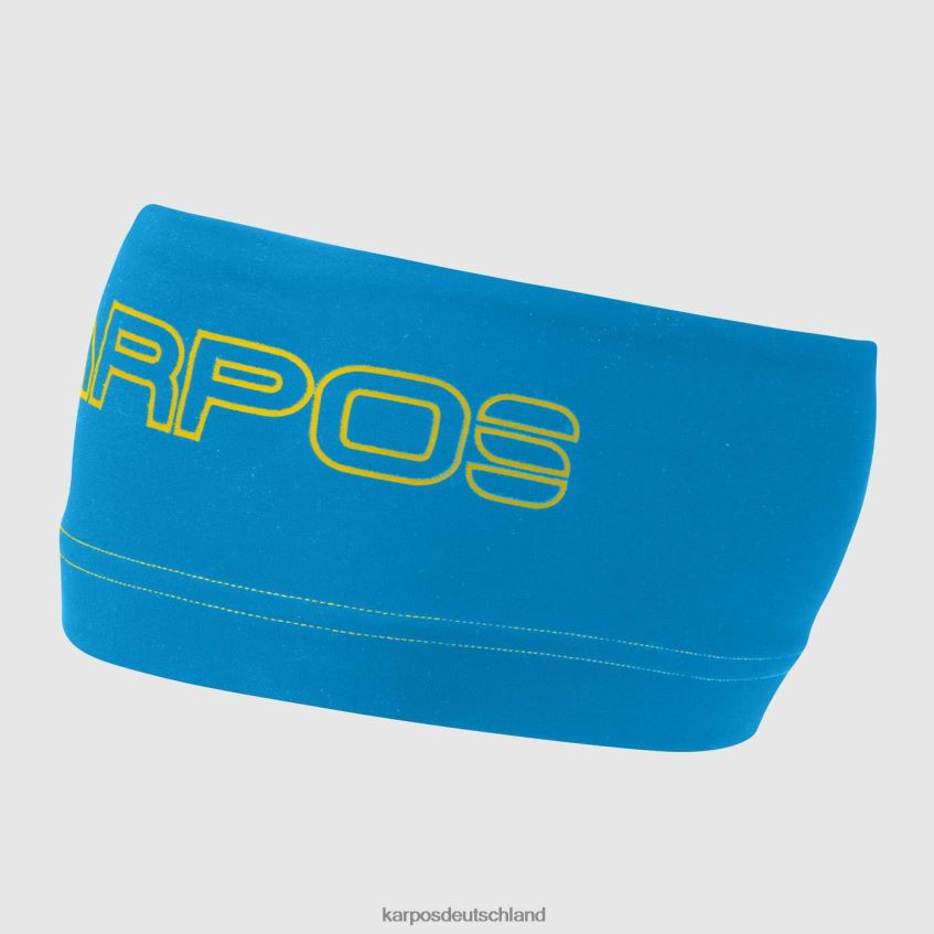 Kopfbedeckung | de Karpos Männer Alagna-Stirnband Divablau/Schwefel ZV820Z787