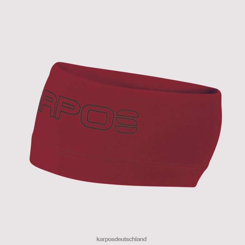 Kopfbedeckung | de Karpos Männer Alagna-Stirnband Narrenrot/Tusche ZV820Z780