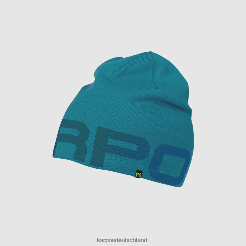 Kopfbedeckung | de Karpos Männer Larin-Kappe blaues Juwel/Seehafen ZV820Z714