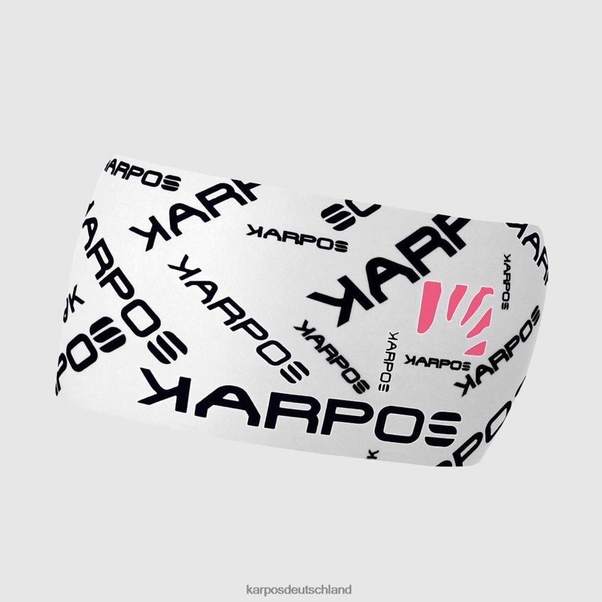 Kopfbedeckung | de Karpos Männer Pelmo-Stirnband weiß schwarz ZV820Z824