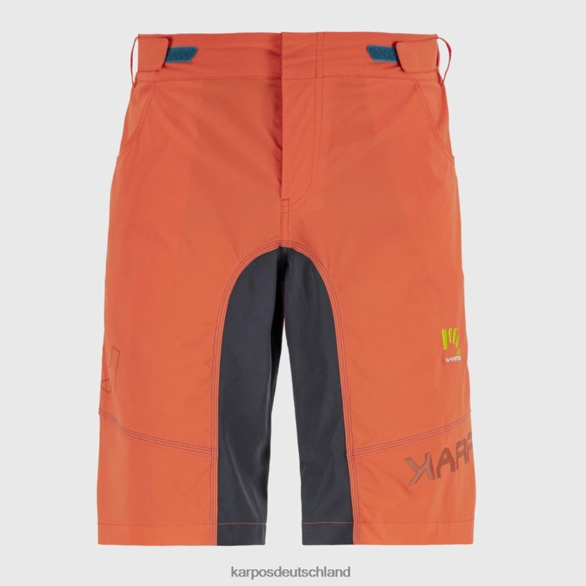 kurz| de Karpos Männer Ballistische Evo-Shorts Mandarine t./Weltraum/Marokko ZV820Z672