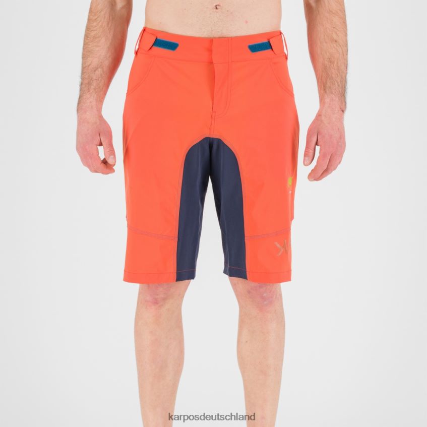 kurz| de Karpos Männer Ballistische Evo-Shorts Mandarine t./Weltraum/Marokko ZV820Z672
