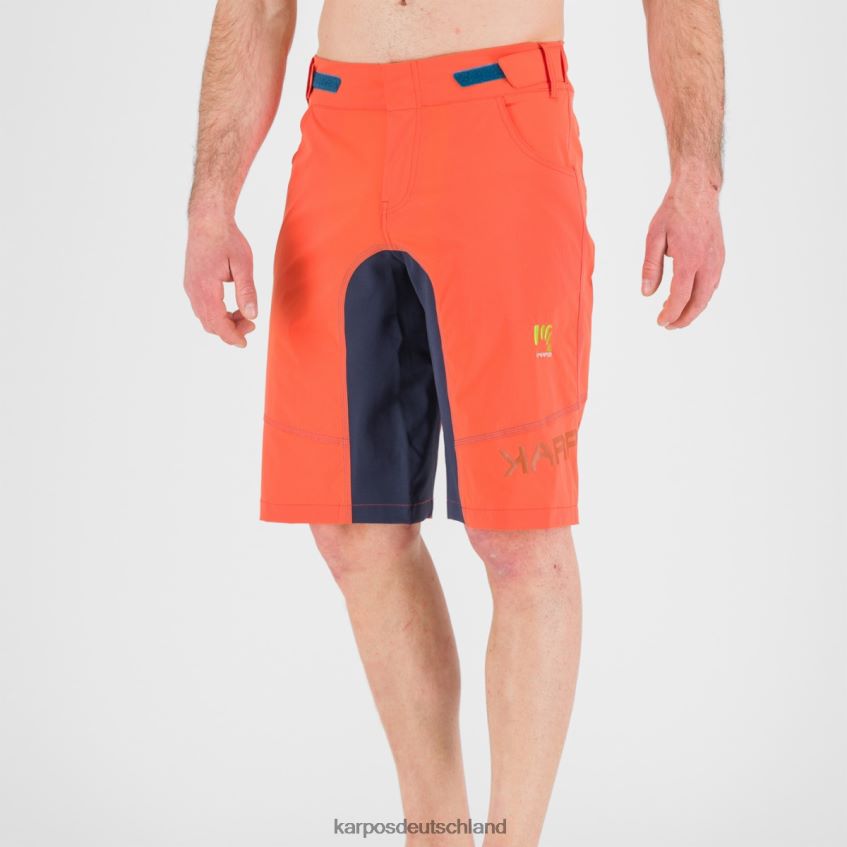 kurz| de Karpos Männer Ballistische Evo-Shorts Mandarine t./Weltraum/Marokko ZV820Z672