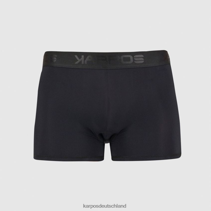 kurz| de Karpos Männer Gepolsterte Boxershorts Schwarz ZV820Z694