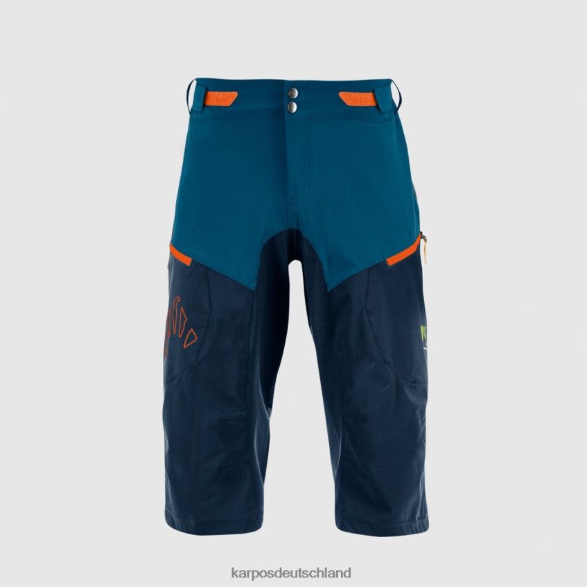 kurz| de Karpos Männer Val Federia Evo Shorts marokkanisches Blau/Weltraum ZV820Z615