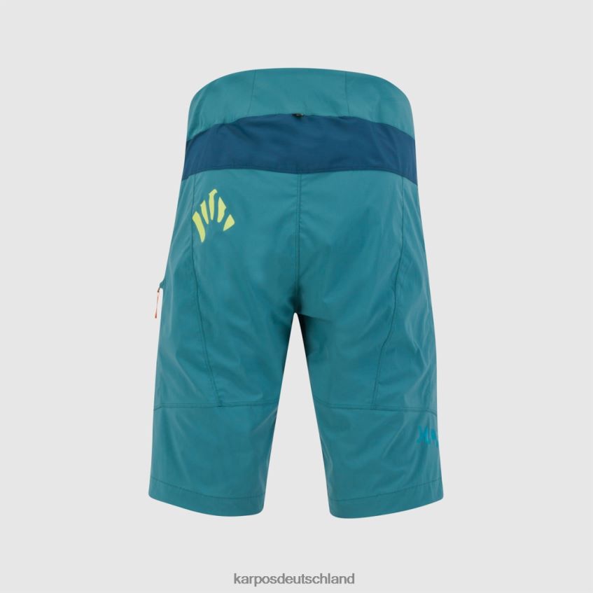 kurz| de Karpos Männer Val-Viola-Shorts Hydro/Refl.Teich/Gelb Fluo ZV820Z660