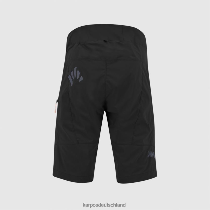 kurz| de Karpos Männer Val-Viola-Shorts Schwarz/Ombreblau ZV820Z664