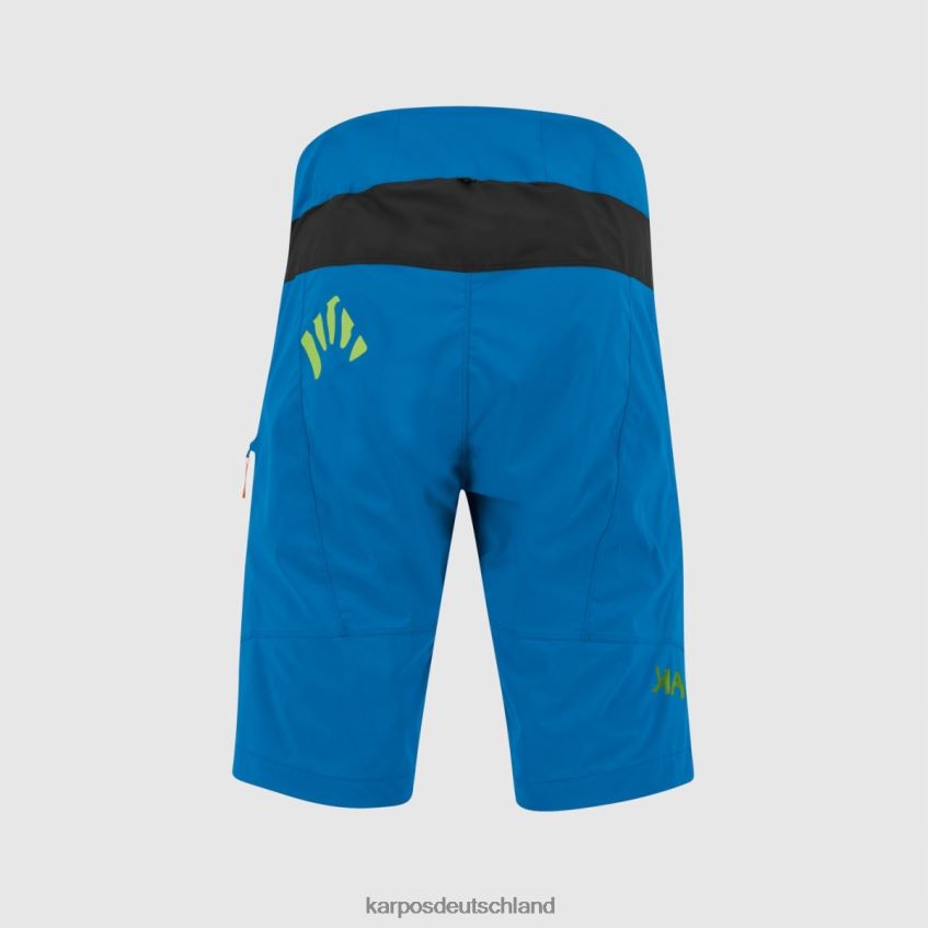 kurz| de Karpos Männer Val-Viola-Shorts indigo b./schwarz/grün fluo ZV820Z663