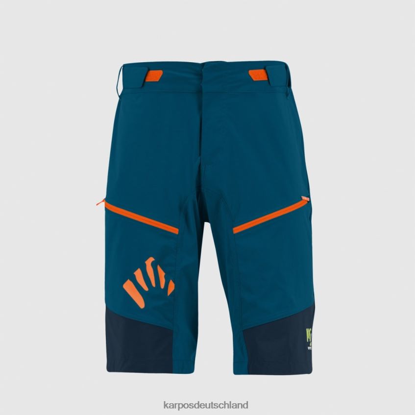 kurz| de Karpos Männer schnelle Baggy-Shorts marokkanisches Blau/Weltraum/Tang ZV820Z629