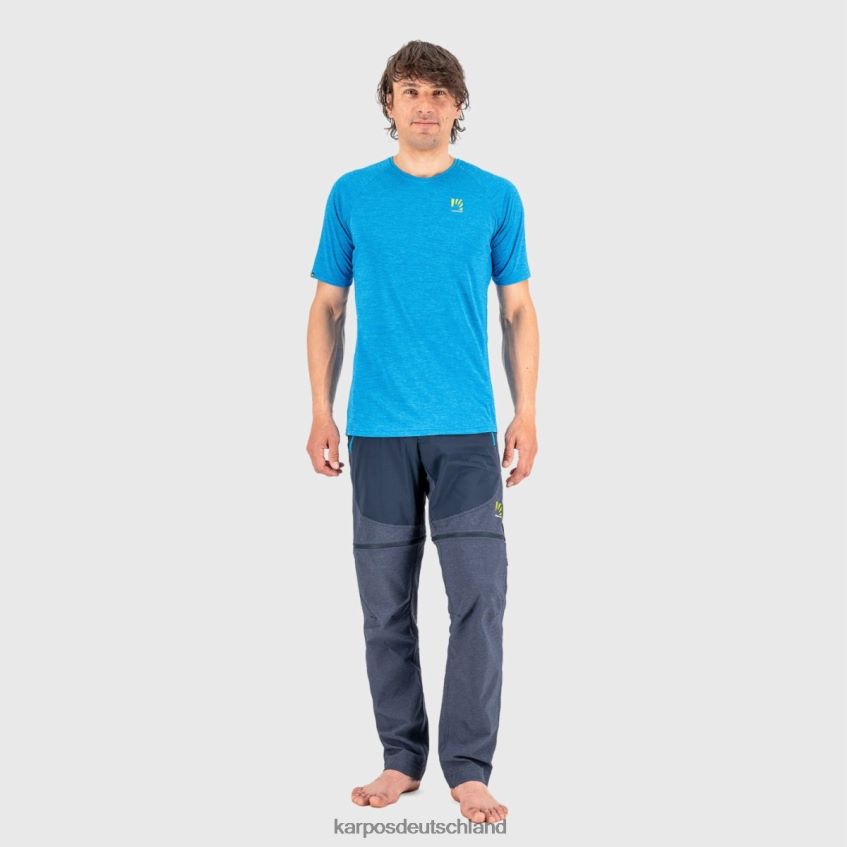 T-Shirt| de Karpos Männer Alta via Polartec-Trikot Indigo-Ammer ZV820Z367