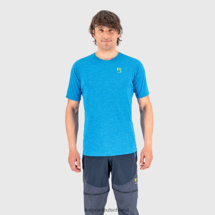 T-Shirt| de Karpos Männer Alta via Polartec-Trikot Indigo-Ammer ZV820Z367